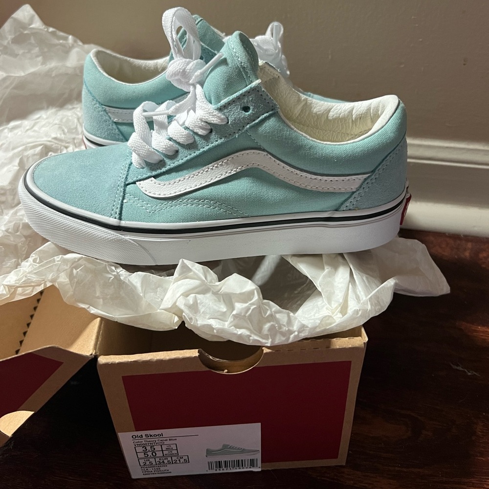 Blue vans 3.5 5 NIB